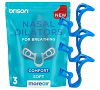 Brison Nasal Dilators - 3 Pack - Anti Snoring Nose Vents Opener for Better Breathing and Adults for Sleep and Activity Improves Airflow - Soft