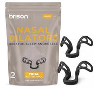 Brison Nasal Dilators for Breathing and Sleeping 2 Pack Anti Snoring Nose Vents Better Sleep Easier Breath Stuffy Nose Relief Airflow Expander Nostril Opener Hard