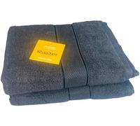 Brista Premium Soft Microfiber Towel Set ~ 550 GSM Luxury Bath Towels 100% Ring-spun ~ 100% Cotton Hand Towel Sets for Bathroom, Spa, Beach, Gym Washroom Accessory (Black, 1 Bath Towel)