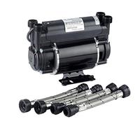 Bristan 1.5 Bar Twin Ended Shower Pump, Improves Shower Pressure and Easy to Install, Water Booster and DIY Fixing Kit with Instructions, 230 Volts - ST PUMP15TN