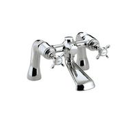 Bristan 1901 Bath Filler Tap with Ceramic Disc Valves | Chrome | Brass | 180mm x 140mm