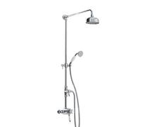Bristan N2 CSHXDIV C 1901 Exposed Concentric Shower Valve with Diverter and Rigid Riser Kit, Chrome