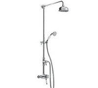Bristan 1901 Exposed Concentric Chrome Shower Valve Diverter And Rigid Riser Kit