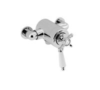 Bristan 1901 Exposed Concentric Shower Valve Only | Chrome | Brass | 158mm x 140mm x 128mm