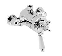 Bristan 1901 Traditional Exposed Concentric Top Outlet Shower Valve - Chrome
