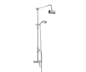 Bristan 1901 Exposed Sequential Rigid Riser Kit with Easy Replacement Technology, Wall Mounted, Chrome Finish