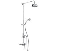 Bristan 1901 Exposed Concentric Chrome Shower Valve Diverter and Rigid Riser Kit