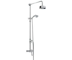 Bristan 1901 Traditional Exposed Sequential Dual Outlet Mixer Shower Pack - Chrome