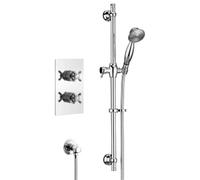 Bristan 1901 Traditional Single Outlet Mixer Shower Pack Pack - Chrome