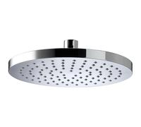 Bristan 200mm ABS Round Fixed Shower Head, Large Rain Rainfall Shower Head, Chrome - FHC ABRD01 C