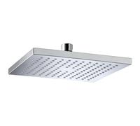 Bristan 200mm ABS Square Fixed Shower Head,Large Rain Rainfall Shower Head, Chrome - FHC ABSQ01 C