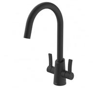 Bristan Acorn Easyfit Sink Mixer Black Taps Kitchen Tap Deck Mount