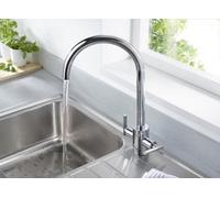 Bristan Affinean Kitchen Sink Mixer Tap Double Lever Modern Easyfit Chrome