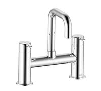 Bristan Altum Bath Filler Tap with Ceramic Disc Valves, Deck Mounted, Chrome Finish