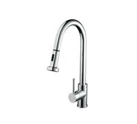 Bristan Apricot Monobloc Kitchen Sink Mixer Tap with Pull Out Spray | Chrome | Brass | 120mm x 453mm