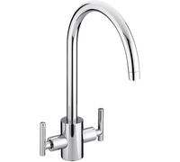 Bristan Affinean Kitchen Sink Mixer Tap Double Lever Modern Easyfit Chrome