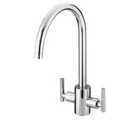 Bristan Artisan Easyfit Mono Kitchen Sink Mixer Tap including Base | Chrome | Brass | 155mm x 385mm