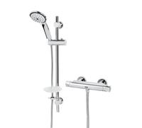 Bristan Artisan Thermostatic Fast Fit Shower Bar Valve Exposed Mixer Handset