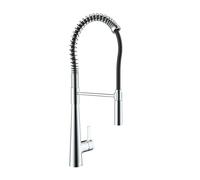 Bristan Axia Pull Out Kitchen Tap, Chrome, AX PROSNK C