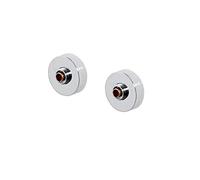 Bristan Bar Shower Valve 2nd Fix Wall Mounted Fixing Kit 3/4 Inch Connections Chrome Plated (WMNT10 C)