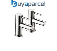 Bristan Blitz Basin Taps Chrome Basin Pillar Taps Pair 1/2" Tap