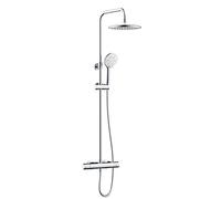 Bristan BUZ2 SHXDIVCTFF C Buzz Safetouch Rigid Riser Bar Mixer Shower, Chrome