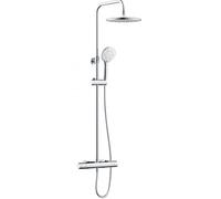 Bristan Buzz2 Thermostatic Shower Kit Dual Head Chrome BUZ2 SHXDIVCTFF C
