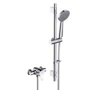 Bristan Capri3 Thermostatic Exposed Shower Valve With Riser Kit Chrome - Lifetime Guarantee