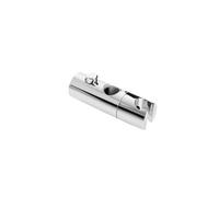 Bristan Casino Slider Bracket with Push Button | Chrome | Plastic | 125mm x 40mm x 40mm