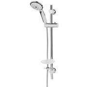 Bristan Casino Shower Kit with 3 Mode Function Chrome Plated Large Handset with Rub Clean Nozzles (CAS KIT03 C)