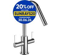 Bristan CSH EFSNK C Cashew Easyfit Kitchen Sink Mixer Tap with Swivel Spout, Chrome