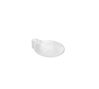 Bristan Casino Clear Soap Dish | Chrome | Plastic | 125mm x 40mm x 160mm