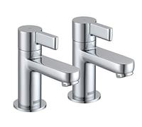 Bristan CLI 1/2 C Clio Basin Pillar Taps, Chrome
