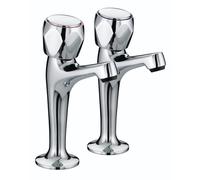 Bristan Club High Neck Sink Taps (Pair) - Chrome