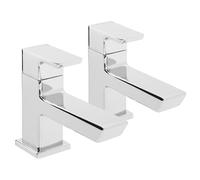 Bristan COB 1/2 C Cobalt Basin Pillar Taps, Chrome