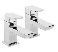Bristan Cob 3/4 C Cobalt Bath Taps Chrome Bath Pillar Taps Pair 3/4" Tap