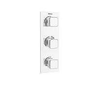 Bristan Cob Shc3Stp C Cobalt Thermostatic Recessed Dual Control Shower Valve With Integral Twin Stopcocks Chrome