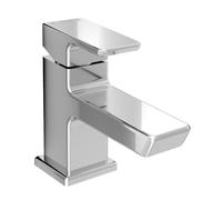 Bristan COB SMBAS C Cobalt Small Basin Mixer, Chrome | COB SMBAS C, Modern design, No waste, Bathroom sink taps, Matching shower available, Lifetime Cover