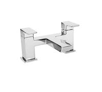 Bristan Cobalt Bathroom Taps, Square Chrome Bath Filler tap | COB BF C, Modern design, Matching bathroom sink taps and shower available, Lifetime Cover