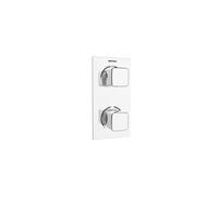 Bristan Cobalt Chrome Recessed Thermostatic Dual Control Shower Valve with Integ