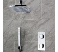 Bristan Cobalt Complete Shower Pack 2 | Chrome | Brass/ABS | 100mm x 200mm x 330mm