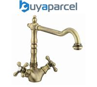 Bristan Colonial Antique Bronze EasyFit Kitchen Sink Mixer Tap Traditional