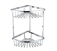 Bristan Comp Bask06 C Two Tier Corner Fixed Wire Basket