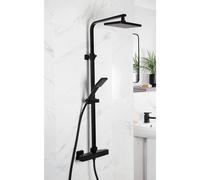 Bristan Craze Bar Mixer Shower with Dual Shower Heads - Black