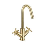 Bristan Cruzar Basin Mixer Brushed Brass