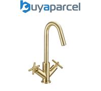 Bristan Cruzar Basin Mixer Brushed Brass