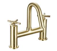 Bristan Cruzar Bath Filler Brushed Brass
