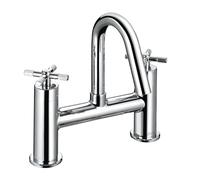 Bristan Cruzar Bathroom Taps, Chrome Bath Filler tap
