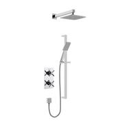 Bristan Cruzar Concealed Shower With Fixed Head And Flexible Riser Kit Chrome