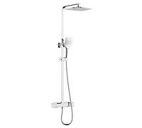 Bristan Craze2 Rigid Riser Bar Mixer Shower with Dual Heads - Chrome - CRZ2 SHXDIVCTFF C (CRZ2SHXDIVCTFFC)